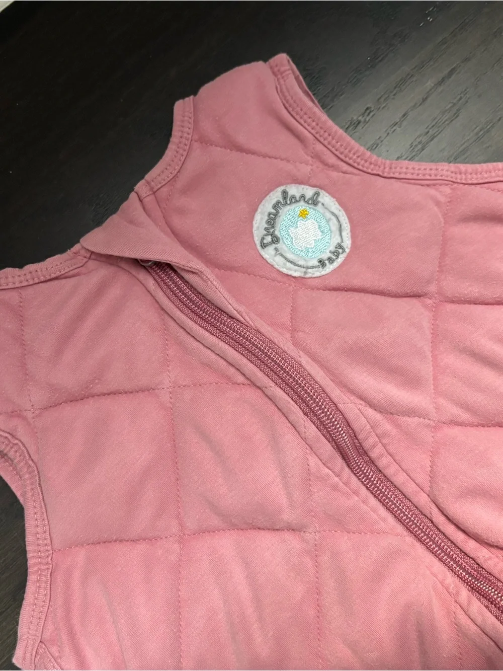 Dreamland baby Quilted weighted baby Sleep Sack Vest - Soft Sleeveless 24-36 mos